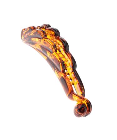 DailyMall Women's Amber Banana Hair Clip - Stylish Hair Claw Barrette & Headdress Accessory for All Hair Types - Buy Online on GoSupps.com