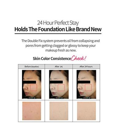 ETUDE HOUSE Double Lasting Foundation (Neutral Vanilla) SPF35/PA++ | High Coverage, Weightless Formula | 24-Hour Double Cover | Magnet-Like Adherence | Makeup Base - Buy Online on GoSupps.com