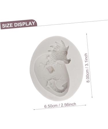 COHEALI 2pcs Easter Dinosaur Egg Mold Clay Mold Interesting Silicone Mold Candle Molds Easter Chocolate Molds Pink Bunny Ears Easter Lamb Easter Soap Easter Baking White Cake Crayon - Buy Online on GoSupps.com
