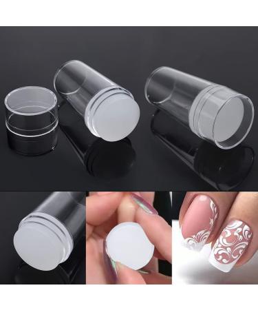 French Nail Stamper - Silicone Nail Art Stamping Jelly with Scraper for DIY Decoration - Buy Online on GoSupps.com
