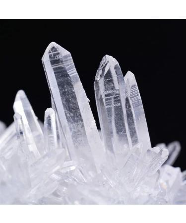 Home Decoration Natural Beautiful White Crystal Cluster Clear Quartz Raw Ore Crystals Point Specimen Home Decor Crafts Ornaments Stones Crystal (Size : 60-70g) - Buy Online on GoSupps.com