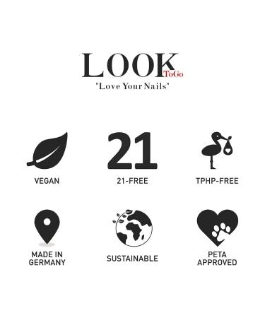 Buy Look To Go NIGHT BLUE Vegan Nail Polish - 21-Free PETA Approved Made in Germany | 12ml International Shipping Available - Buy Online on GoSupps.com