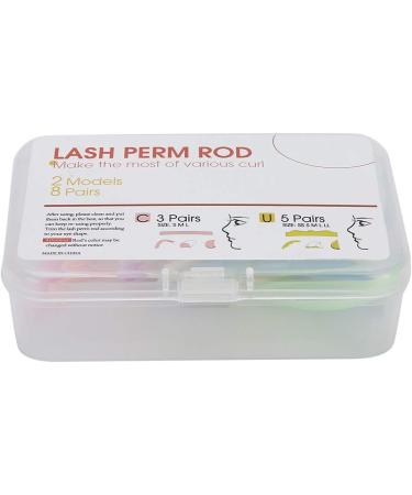 8pcs Silicone Eyelash Perming Pads - Professional Curler Rods & Lift Shield Tool for Stunning Lash Results - Buy Online on GoSupps.com