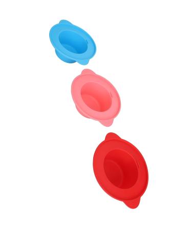 3-Piece Silicone Wax Melting Bowl Set | Non-Stick Wide Edge Replacement Pots for Hair Removal Wax Warmers - Buy Online on GoSupps.com