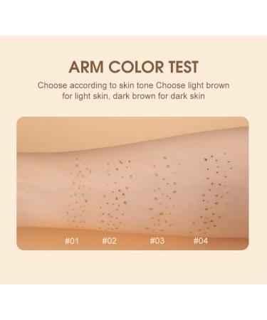 PICKX Freckle Pen 4 Colors Set - Waterproof & Long-Lasting Fake Freckle Makeup in Light Brown Shade - Buy Online on GoSupps.com