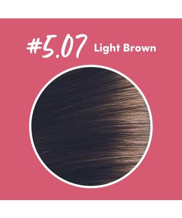 Oiamiga Light Brown Permanent Hair Dye Inclusive Hair Colour for All Hair Types Rapid Processing Made with Natural Ingredients Vegan and Cruelty Free 120ml - Buy Online on GoSupps.com