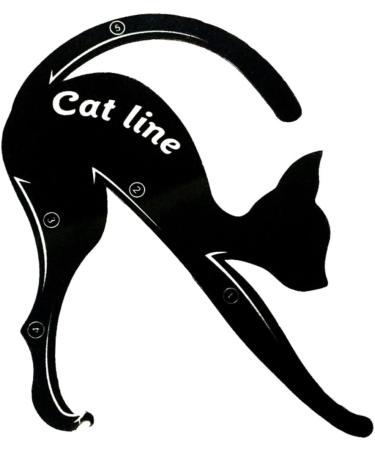BIUDECO 2pcs cat eye stencil auxiliary tool template eyeshadow stencil stencil eyeliner eyeliner - Buy Online on GoSupps.com