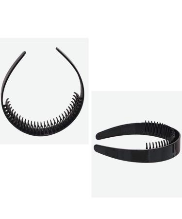 Mya Rip Off Hair Comb for Women & Girls - Korean Style 2.5cm Wide Black Plastic Everyday Use - Buy Online on GoSupps.com