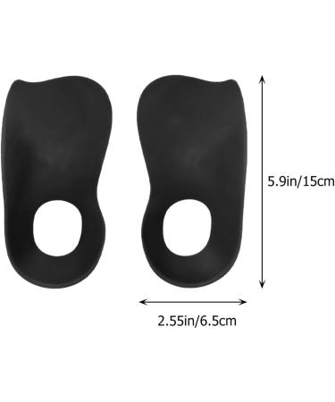 Healifty Arch Support Inserts - Orthotic Insoles for Plantar Fasciitis & Heel Spurs - Flatfoot Corrector Shoe Pads (Black, Size S) - Buy Online on GoSupps.com