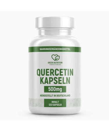 Green Nutrition Quercetin 500mg capsules (3 cans of 120 each) high dose of quercetin