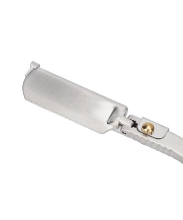 Premium Foldable Razor for Men - Streamlined Design Comfortable Handle & PU Leather Case - Ideal for Hairdressers & Home Use - Buy Online on GoSupps.com