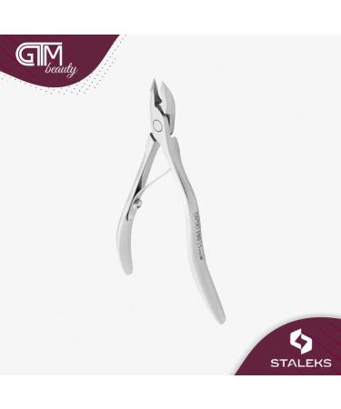 STALEKS Professional Cuticle Nippers Expert 100 (5mm) - Precision Nail Care Tools for Perfect Cuticles | International Shipping Available - Buy Online on GoSupps.com