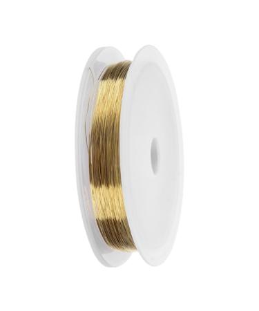 Healeved 3pcs Copper Wire Bead Stringing Wire Metal Material Metal Beading Wire Hand Decor Diy Jewelry Beading Wire for Jewelry Metal Bracelet Wire Flexible Beading Wire General Crafts Nail Goldenx3pcs mediumx3pcs - Buy Online on GoSupps.com