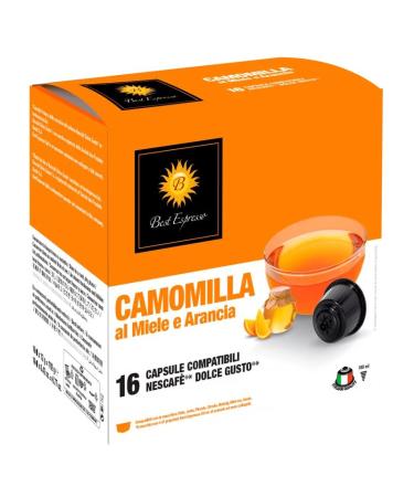 BEST ESPRESSO BEST ESPRESSO x192 Chamomile Tea Honey Orange Capsules Compatible with Dolce Gusto
