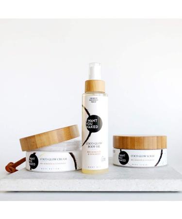 Coco Glow Scrub | Organic Coconut Oil & Tangerine Body Peeling for Smooth Radiant Skin - Buy Online on GoSupps.com