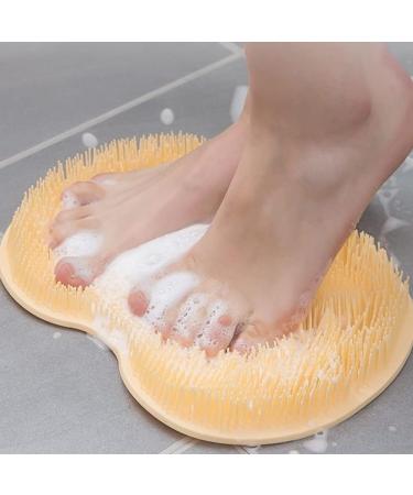 Tookie Soft Shower Foot & Back Scrubber with Suction Cup - Orange - Buy Online on GoSupps.com