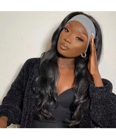 HAIRUCBE Headband Wigs for Black Women Synthetic Wig Deep Water Wave Curly Hair 3#