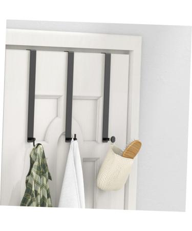 DOITOOL 4 pcs Door Hook Over Door Clothes Hanger Rack Wall Mount Clothing Rack Towel Racks for Bathroom - Buy Online on GoSupps.com