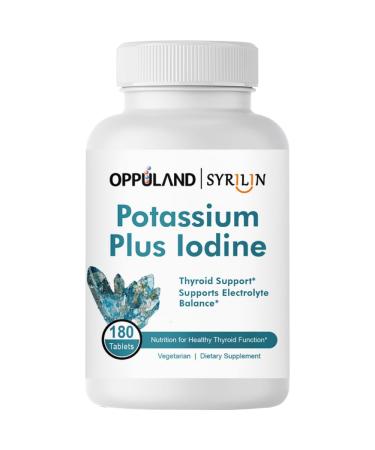 Oppuland Potassium Plus Iodine-Nutrition for Healthy Thyroid Function-180 Tablets