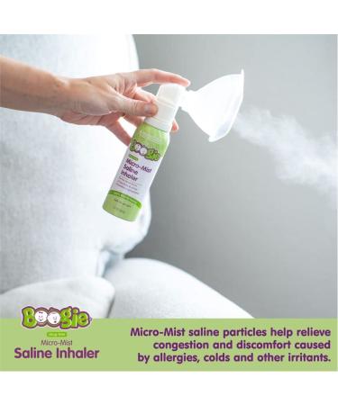 Boogie Micro-Mist Inhaler Saline Spray 1.7oz Unscented - 1 Pack - Buy Online on GoSupps.com
