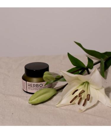Herbo Body Balm - Organic Shea Butter & Hemp Moisturizer | Cruelty-Free Paraben-Free Cream for All Skin Types - 1.7oz - Buy Online on GoSupps.com