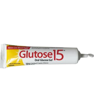 Buy GLUTOSE 15 Oral Glucose Gel - Lemon Flavor (37.5 GM Tube) | Fast International Shipping - Buy Online on GoSupps.com
