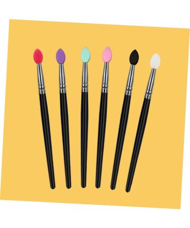 NOLITOY 5pcs Eye Shadow Brush Makeup Brush Silicone Lip Scrubber Cosmetics Makeup Tools Face Cosmetic Brush - Buy Online on GoSupps.com