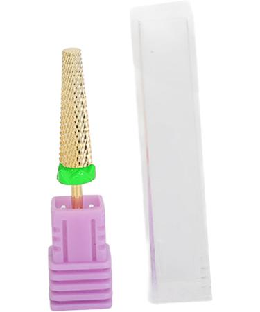 Manicure Drill Multi-Function Grinding Ultra Long Golden Nail Drill Bit with Storage Box for Beauty Salon (134#-C) - Buy Online on GoSupps.com