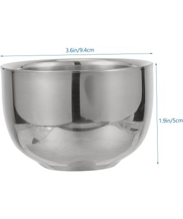 Beavorty Stainless Steel Foam Shaving & Hairdressing Mug | Salon Tint Shell Razor & Travel Set - Hair Dye & Care Essentials - Buy Online on GoSupps.com