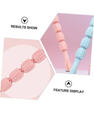 Healeved 3-Piece Yoga Stick Deep Tissue Massage Roller | Hand-held Muscle Roller & AB Roll for Optimal Recovery | Eco-Friendly Massage Accessories | 47x4x4cm - Buy Online on GoSupps.com