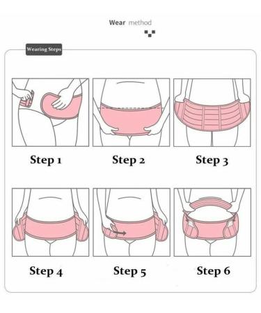 ZiaWorld Care Maternity Pregnancy Support Belt - Pink XXL | Belly Band for Post-Partum Women | Comfortable & Breathable Waist Brace for Bump Support - Buy Online on GoSupps.com