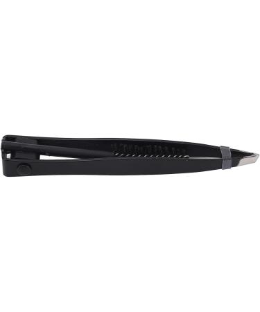 Multifunctional Eyebrow Tweezer with Eyebrow Comb Black 2 in 1 Makeup Grooming Tool for Eyebrows Or Facial Hair - Buy Online on GoSupps.com