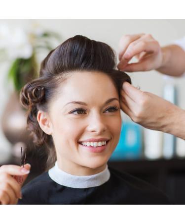 50 U-Shaped Hairpins for Women & Girls - 6cm Bobby Pins in Storage Box - Perfect for Hairdressing Salons & Everyday Use (Brown) - Buy Online on GoSupps.com