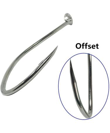 Big River Catfish Hooks: 40pcs Black Nickel 8/0 High Carbon Steel Fishing Hook Set - Buy Online on GoSupps.com