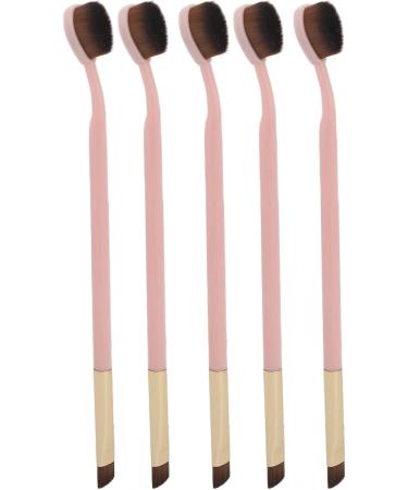 Soft Double Ended Makeup Eyeshadow Brush Toothbrush Brush with Handle Nylon Hair for Applying BB Cream Eyeshadow - Buy Online on GoSupps.com