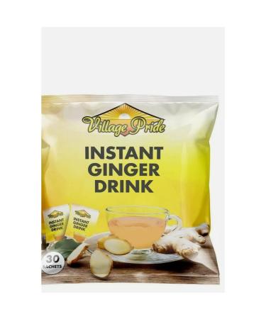 10 x Village Pride Instant Ginger Packet 1 x 30 s