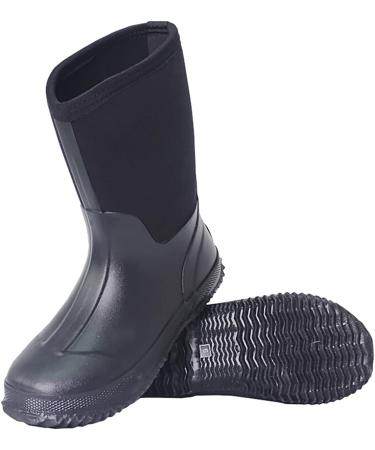 TENGTA Waterproof Insulated Fishing Hunting Boots - Black, Size 9 Women/8 Men - Buy Online on GoSupps.com