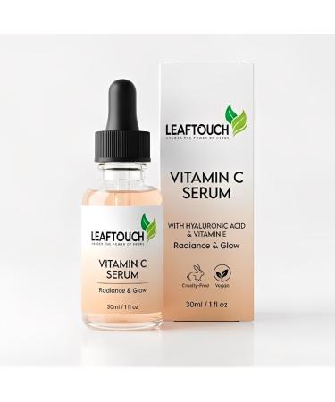 Leaftouch Vitamin C Serum with Hyaluronic Acid and Vitamin E Radiance and Glow 30ml 1 fl oz