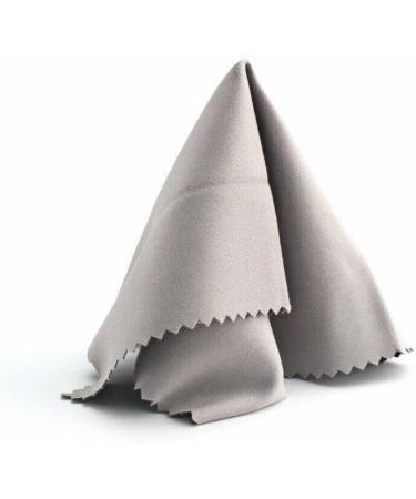 20 Pcs Microfiber Cleaning Cloths - 7x6 Inch Grey for Lenses Glasses Screens & Devices | International Shipping - Buy Online on GoSupps.com