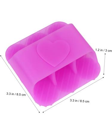 Shop Healvian 3pcs Cleaning Brush Set - Shampoo Tub & Bath Massage Brush - Purple | International Shipping - Buy Online on GoSupps.com