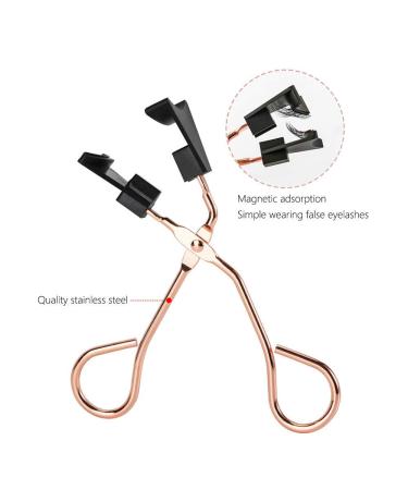 NILSTOREY Premium Magnetic Lashes Clip - Gold | Easy Magnetic Eyelash Application Tool - Buy Online on GoSupps.com