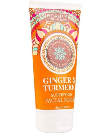 Beauty Formulas Ginger And Turmeric Superfood Facial Scrub - Buy Online on GoSupps.com