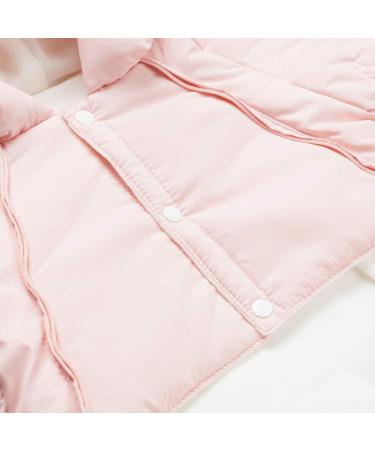 Famuka Baby Winter Warm Hooded Puffer Snowsuit in Pink - Size 18-24 Months - Buy Online on GoSupps.com
