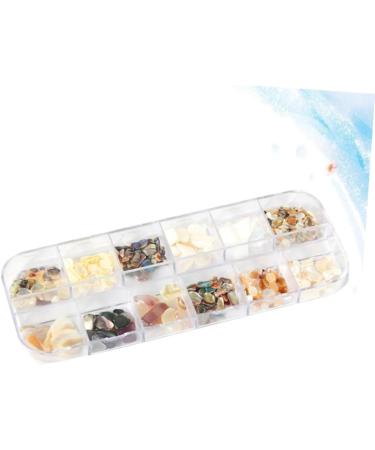 FRCOLOR Natural Decor Stones Nail Art Craft Rhinestone Nail Decals Tools Manicure Crafts Stone Nail Crystal Gems Nail Diamond Crystal Ab Rhinestones Glass Rhinestones Shell Set - Buy Online on GoSupps.com
