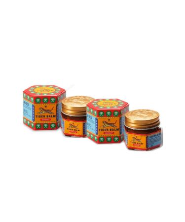 Tiger Balm Red Ointment 21ml - Pack of 3 0.71 Fl Oz (Pack of 3)