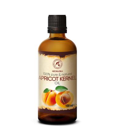 Apricot kernel oil 100ml - apricot oil - Prunus Armeniaca from Italy - cold -pressed - pure & natural - carrier oil - for skin - body care - hair care - dry hair - split away remover - Buy Online on GoSupps.com