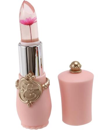Ptdfjspt Beauty Shiny Flower Crystal Jelly Lipstick Magic Temperature Change Color Lip Balm Makeup Pink - Buy Online on GoSupps.com