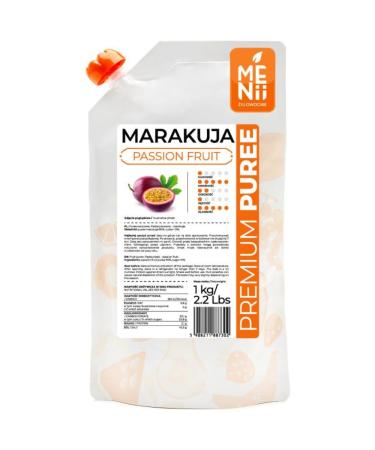 PremiumPuree Passion Fruit Premium Puree fruit pulp desserts gastronomy drinks cakes ice cream passion fruit 1 kg