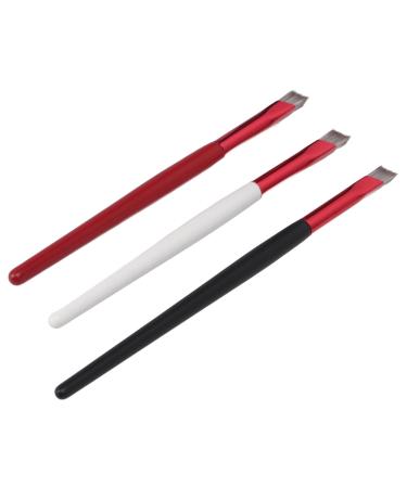 Angled Eyebrow Brush Set - 3 Professional Makeup Tools for Precise Brow Application - Shop Internationally - Buy Online on GoSupps.com