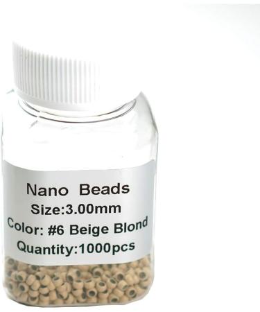 KOCONI 1000PCS Micro Rings Nano Beads Hair Extension - #6 Beige Blond - Buy Online on GoSupps.com